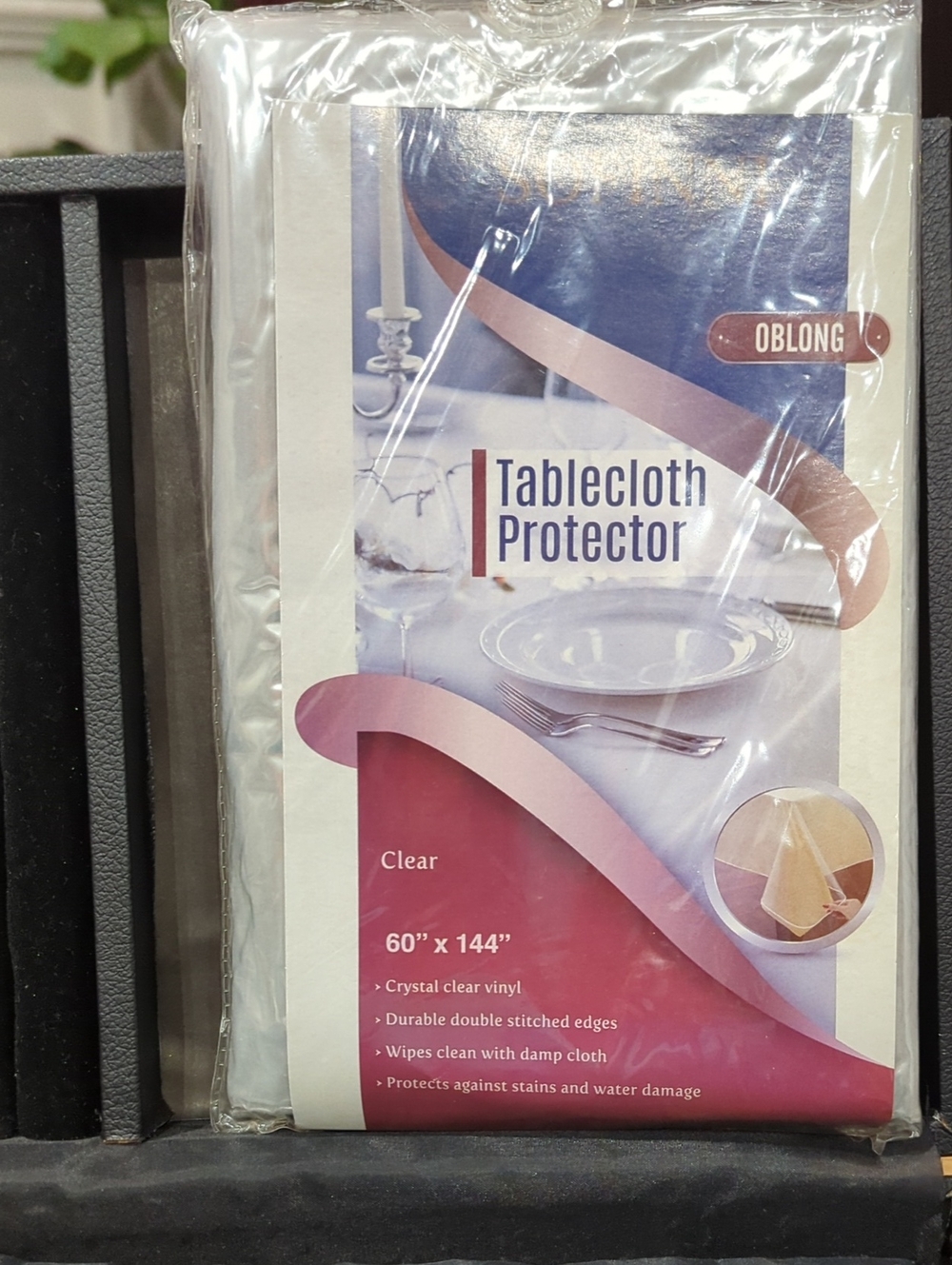 Tablecloth Protector Clear Vinyl Oblong - 60" x 144"